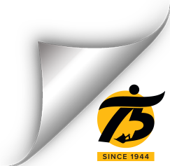 CAT 75 years logo